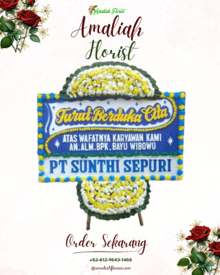 Papan Bunga Duka di Loloda Kepulauan