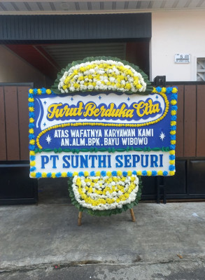 Papan Bunga Duka di Loloda Kepulauan